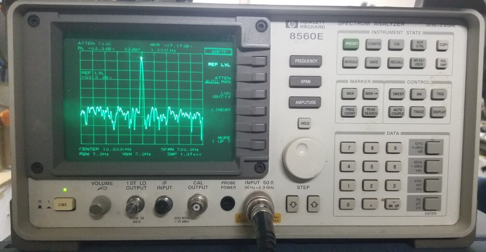 HP8560E Low Frequency Spectrum Analyzer