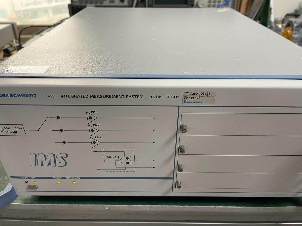 Rohde & Schwarz IMS Integrated Measurement System 9kHz-3GHz , Interlock key _002 - XG eqpt