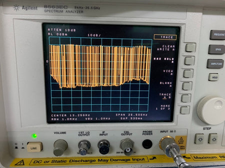 Agilent 8563EC 9KHz - 26.5GHz Spectrum Analyzer w/ 007, 026 _03538
