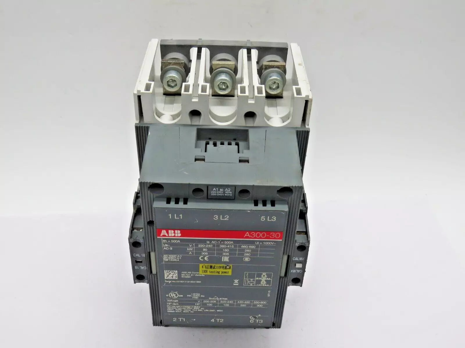 ABB A300-30 Power Contactor 230-240V Used Condition