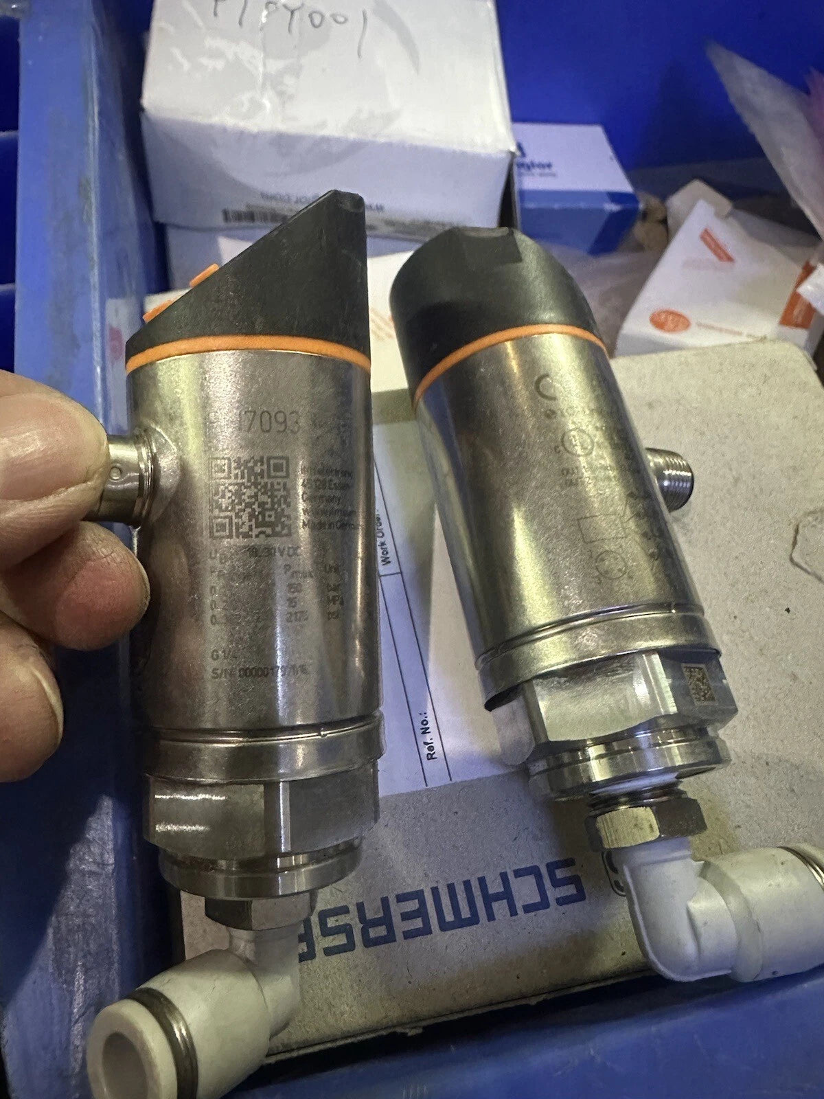 ifm PN7093 Proximity Sensor with M30 Threaded Barrel