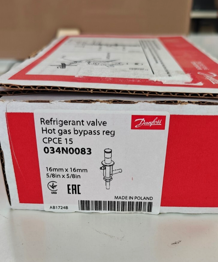 Danfoss Hot Gas Bypass Regulator