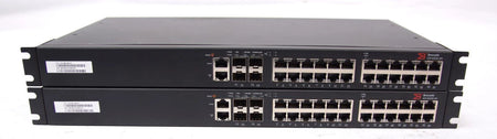 Lot of 2 Brocade ICX 6430 EM-ICX6430-24 24 Port Managed GB Switches