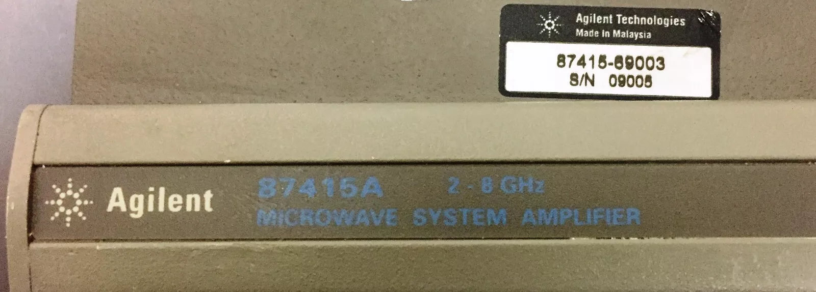 HP Agilent Keysight 87415A Microwave System Amplifier 2GHz to 8GHz