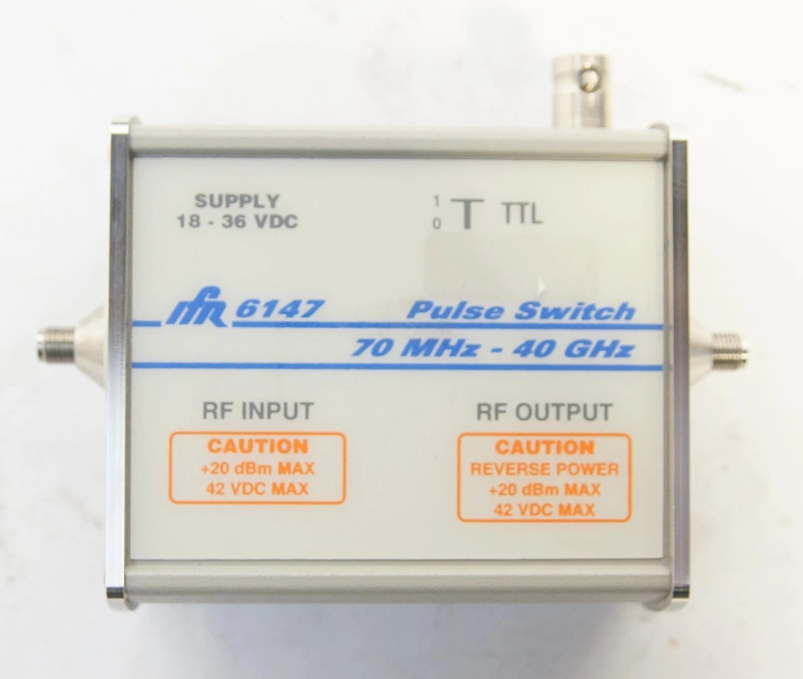 IFR  / Aeroflex / Marconi 6147 70MHz To 40 GHz Pulse Switch / Scalar Detector