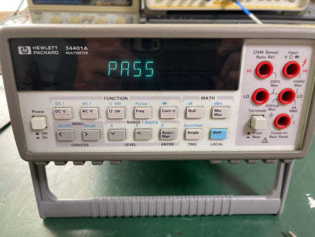 HP Agilent 34401A 6 1/2 Digit Multimeter _7539 - XG eqpt