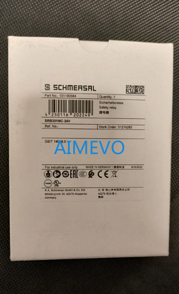 Schmersal SRB 301MC-24V Safety Component - SRB301MC24V/6