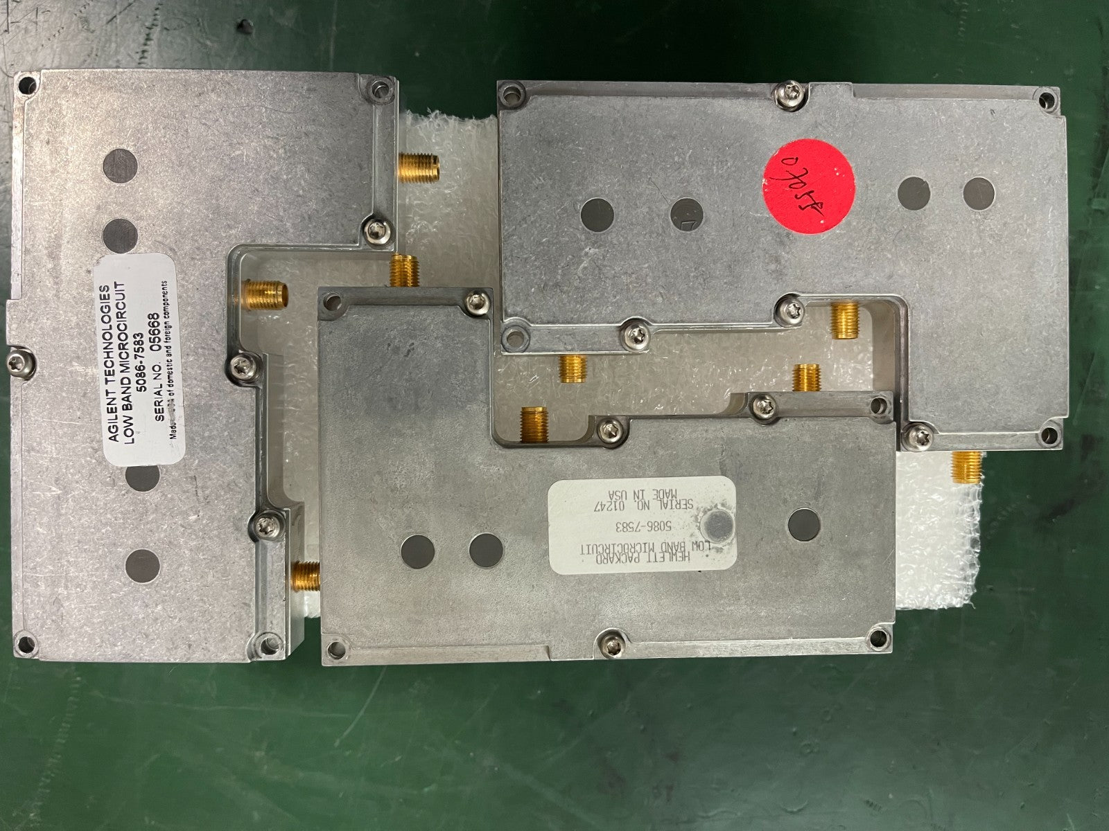 HP Agilent 5086-7583 Low Band Microcircuit Assembly - XG eqpt