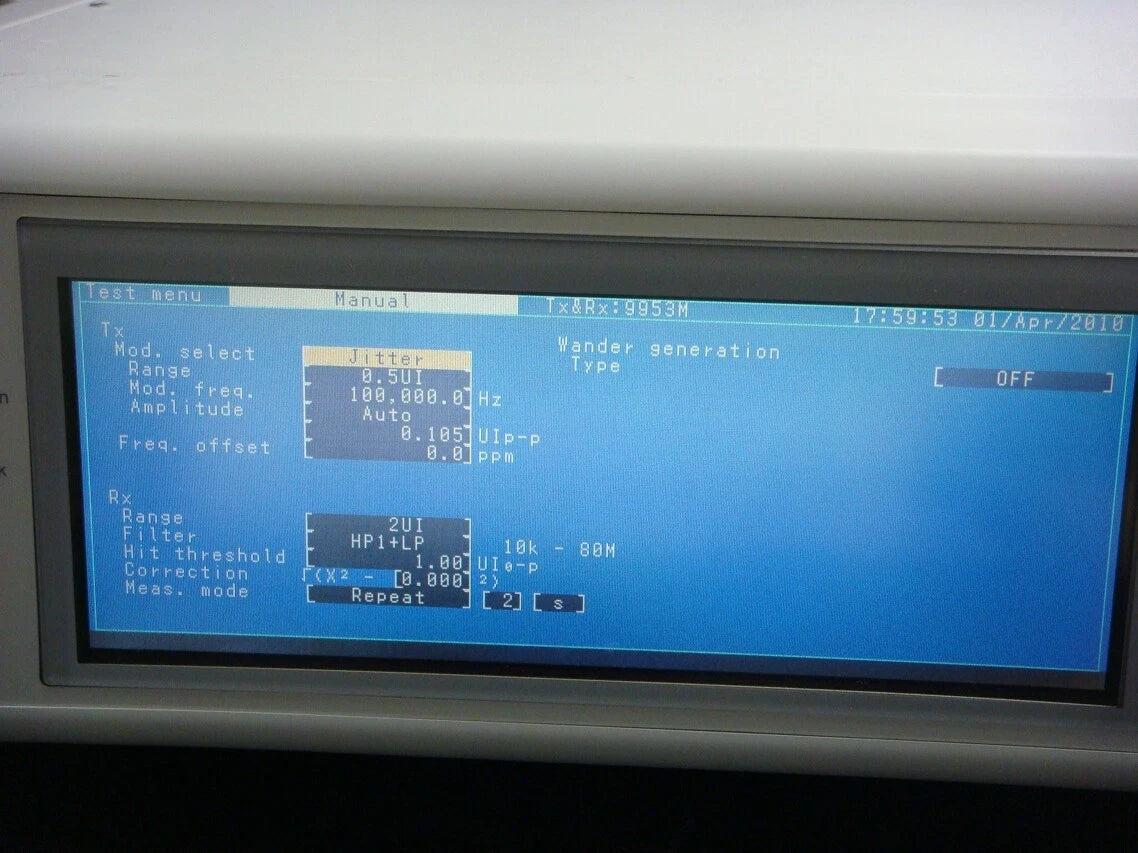ANRITSU MU150018A /02/03 2.5G/10G Jitter Unit