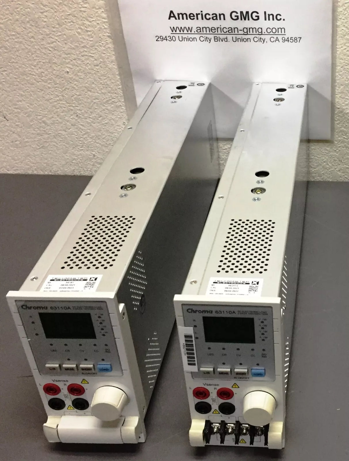 Chroma 63110A DC Electronic Load Module 0.6A-2A, 100V-500V, 100W