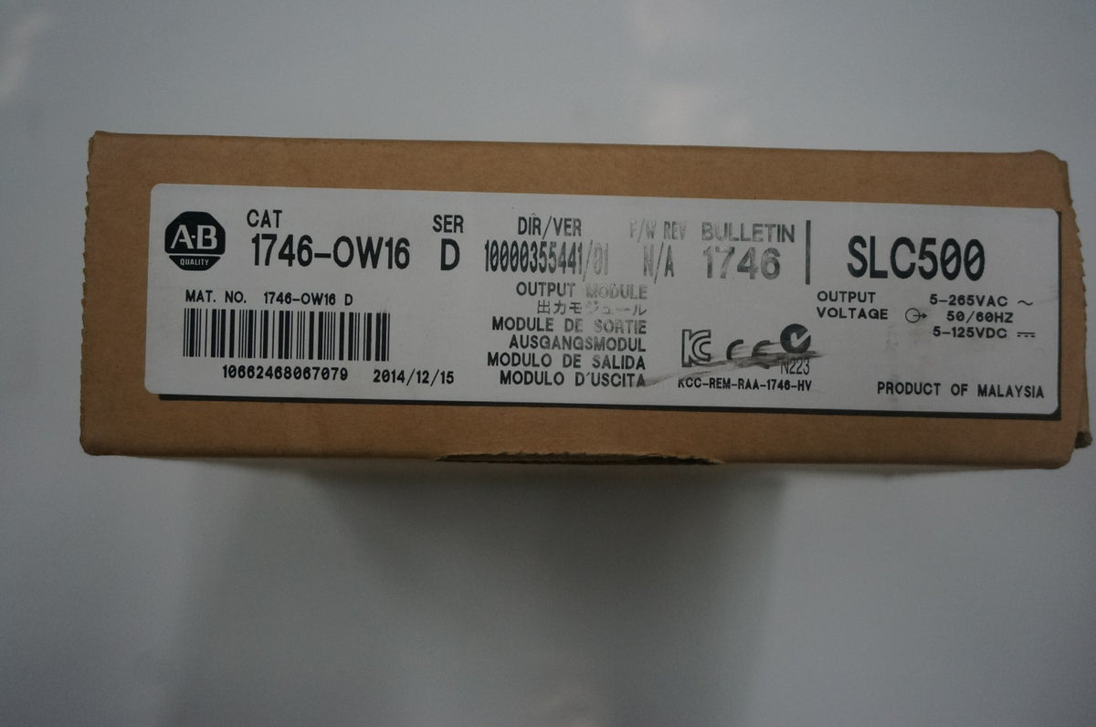 Allen-Bradley 1746-OW16 Digital Contact Output Module