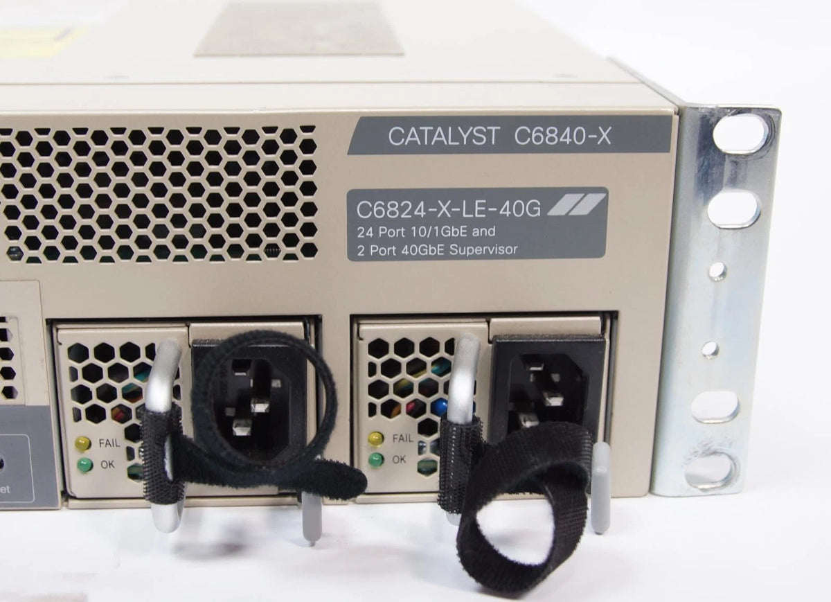 Cisco Catalyst C6824-X-LE-40G 24x10GE + 2x40GE Ethernet Switch C6840-X