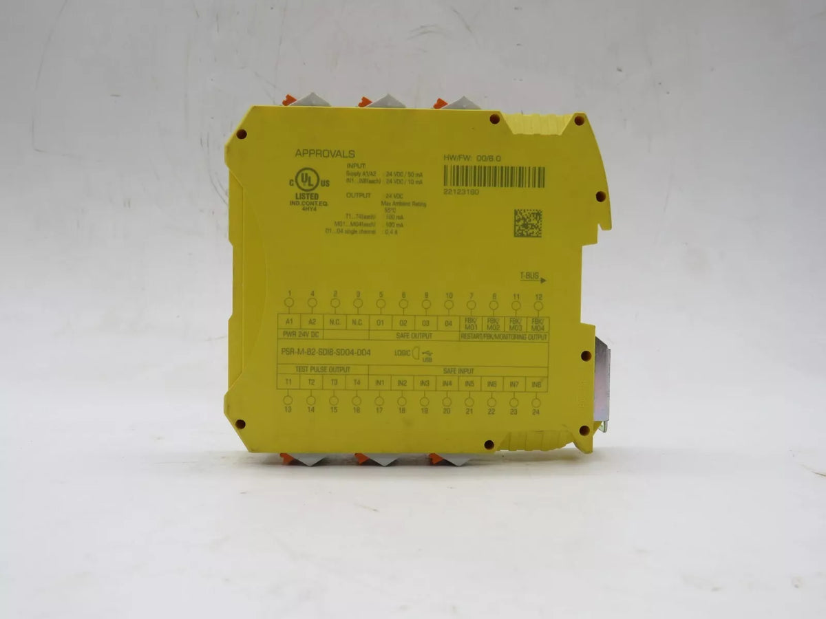 Phoenix Contact PSR-M-B2-SDI8-SDO4-DO4-PI Safety Module 1104975