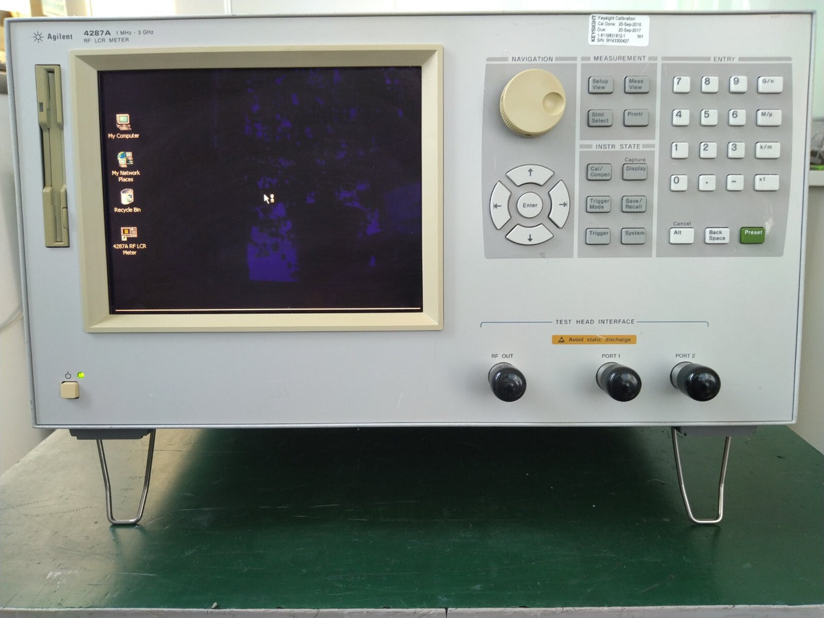 Agilent 4287A  1 MHz - 3 GHz RF LCR Meter w/ option 010 _0427