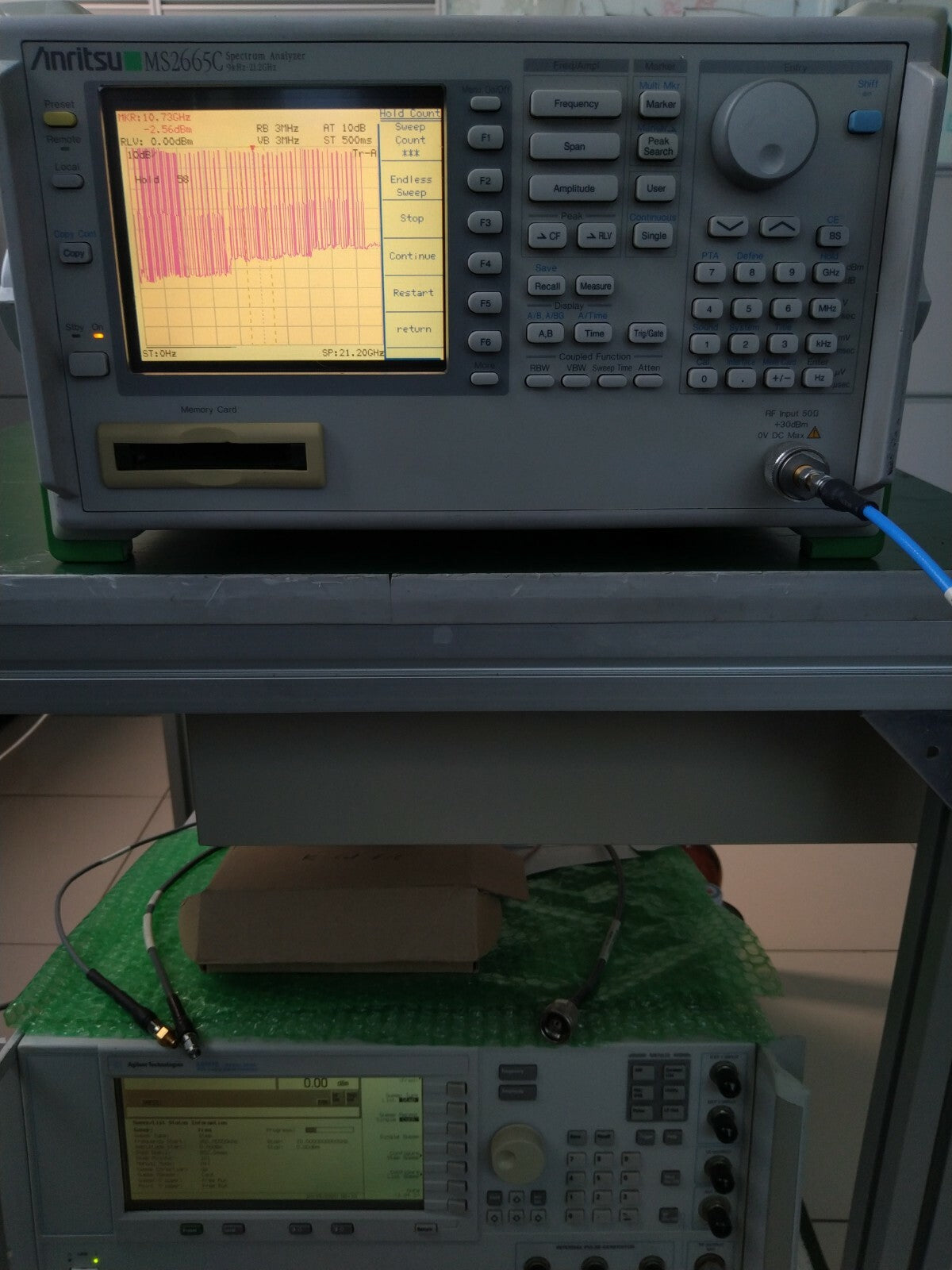 Anritsu MS2665C Spectrum Analyzer 9 kHz to 21.2GHz , very good shape - XG eqpt