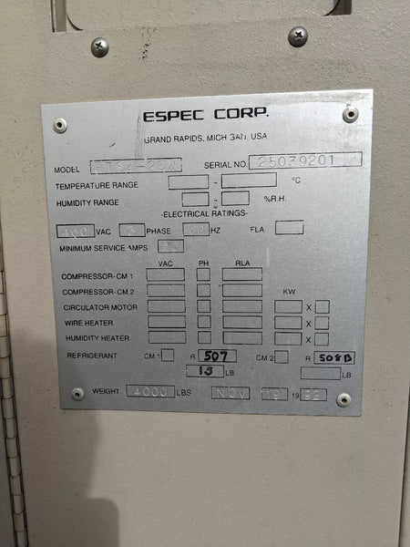 Refurbished ESPEC ETS4-2SW Two Zone Thermal Shock Chamber
