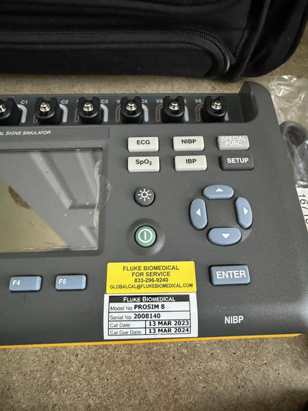 Fluke Biomedical ProSim 8 Vital Signs Simulator (Calibrated 2024)