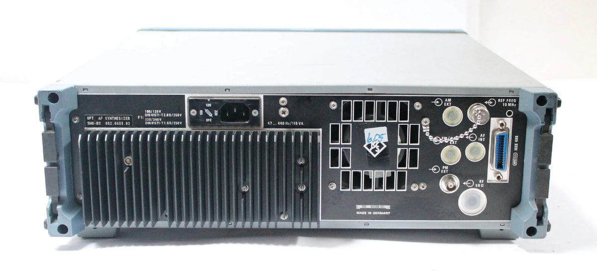 Rohde & Schwarz SMG 100 kHz 1000 MHz RF Signal Generator 801.0001.52 OPT SMG-B2