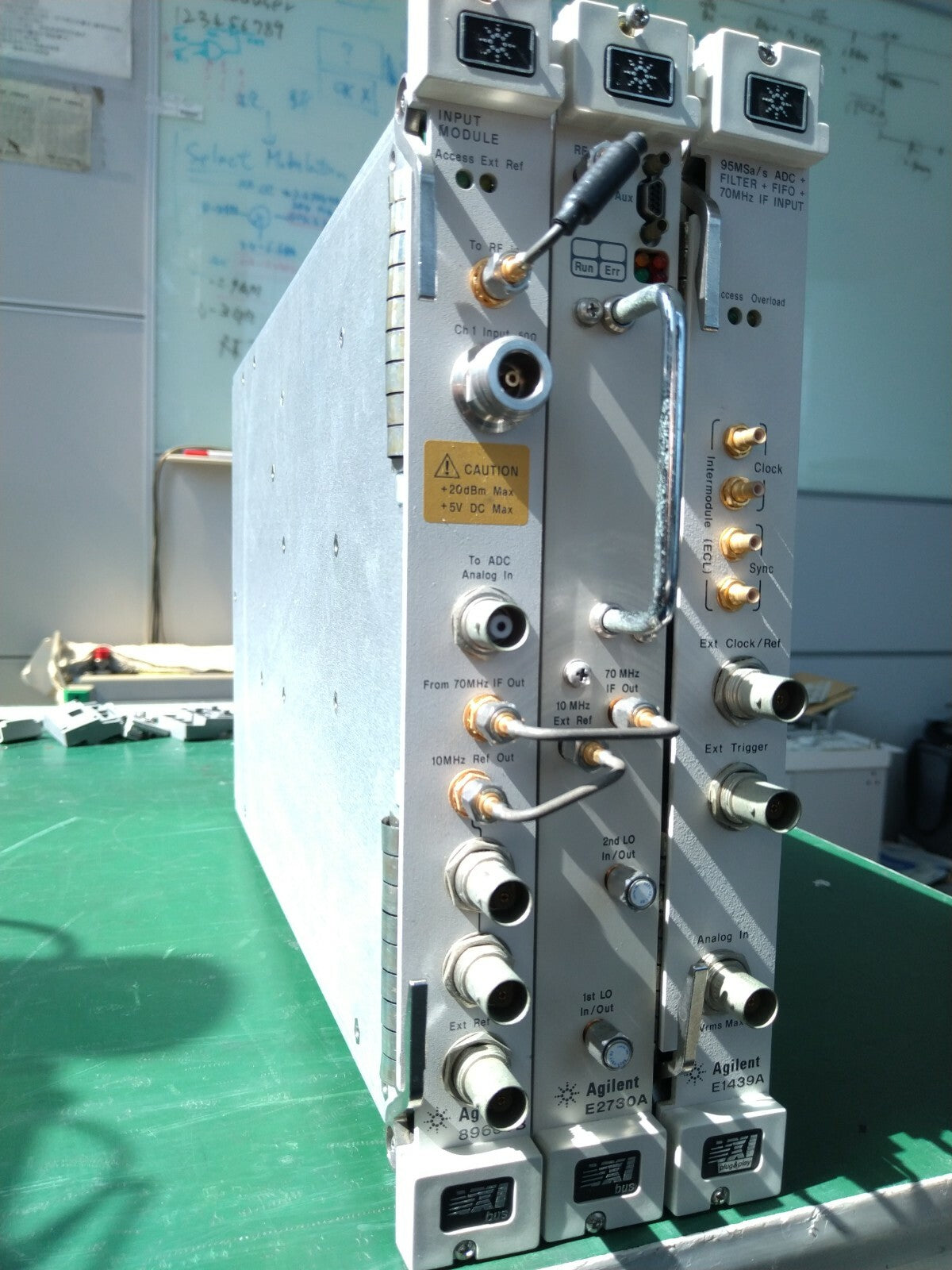 Agilent VXI E1439A , E2730A , 89605B modules ONE LOT for E8408A VXI Mainframe - XG eqpt