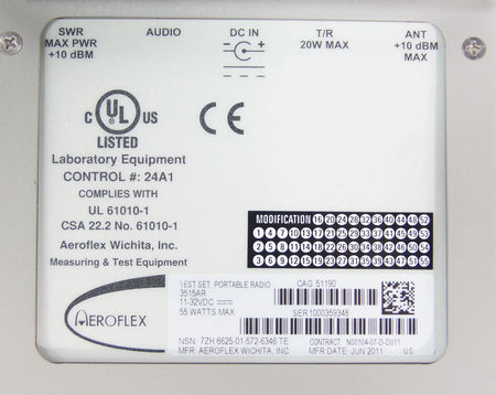 IFR  / Aeroflex 3515AR Portable Radio Communication Test Set