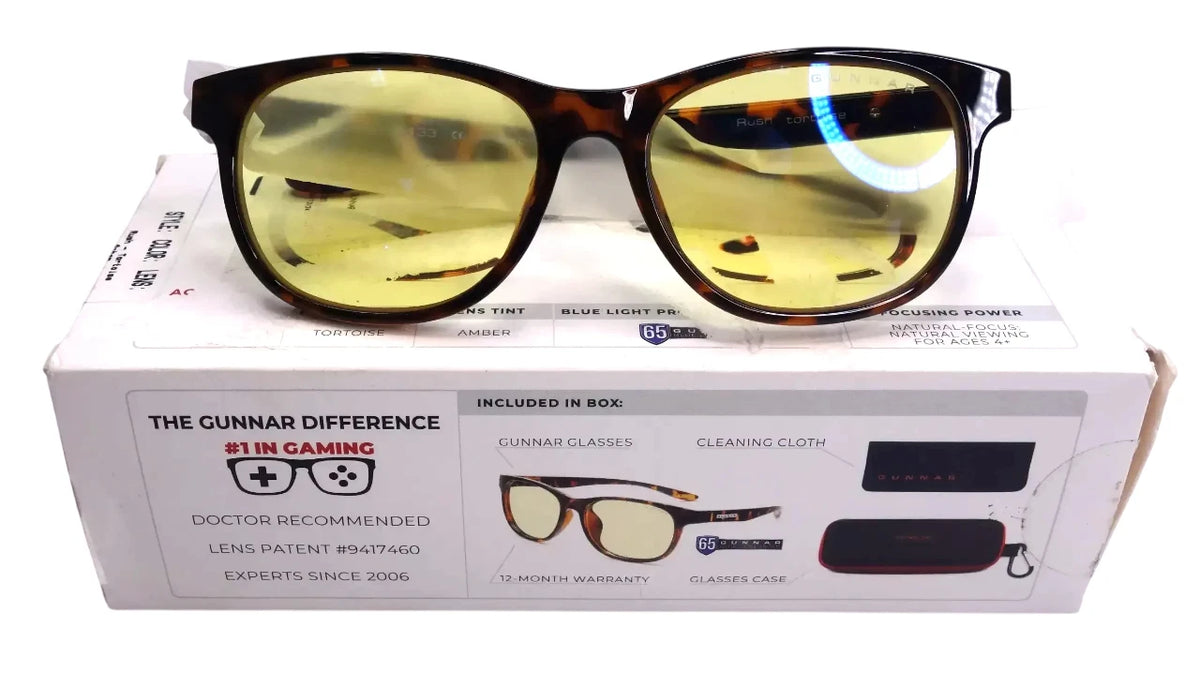 GUNNAR - RUSH Blue Light Gaming & Computer Glasses - Onyx free shipping