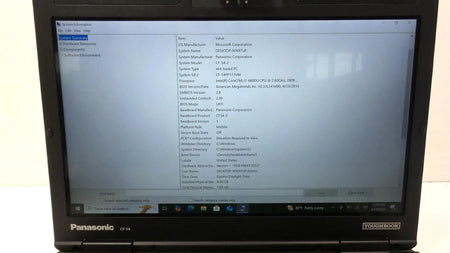 Panasonic Toughbook CF-54 Core i7-6600U 2.60GHz 8GB 256GB Win 10 pro