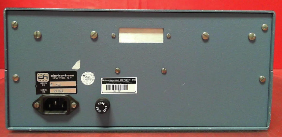 Clarke-Hess 258 92204 V-A-W Meter