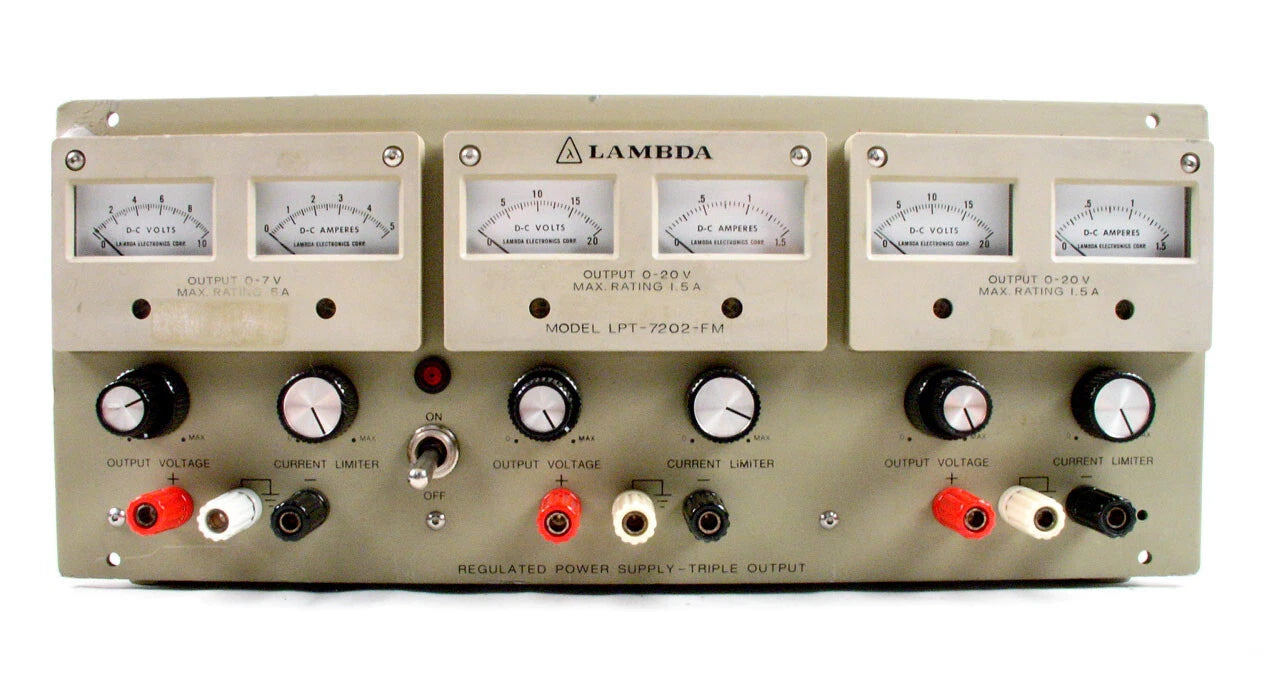 LPT7202FM Triple Output DC Power Supply by Lambda / TDK / EMI