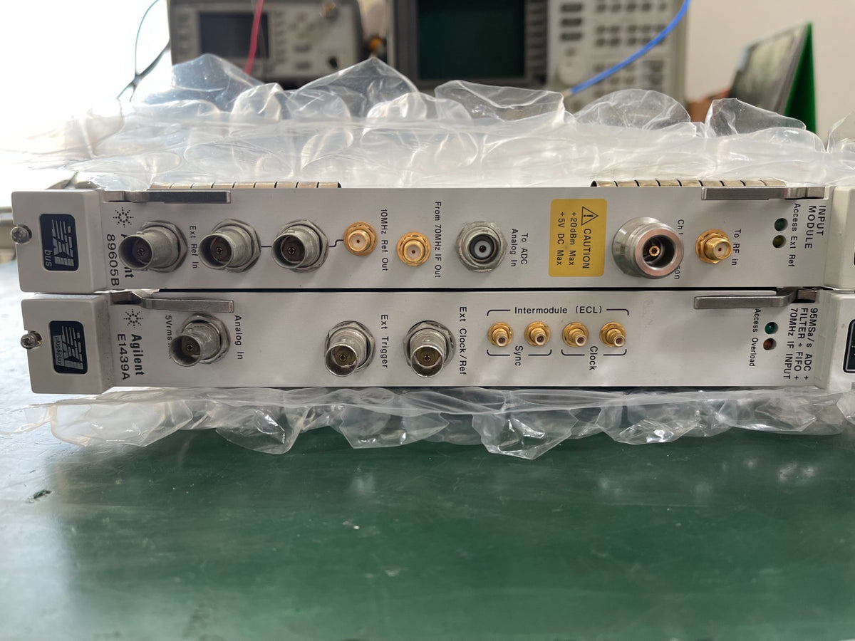 Agilent VXI 89605B_E1439A modules ONE LOT for E8408A VXI Mainframe - XG eqpt