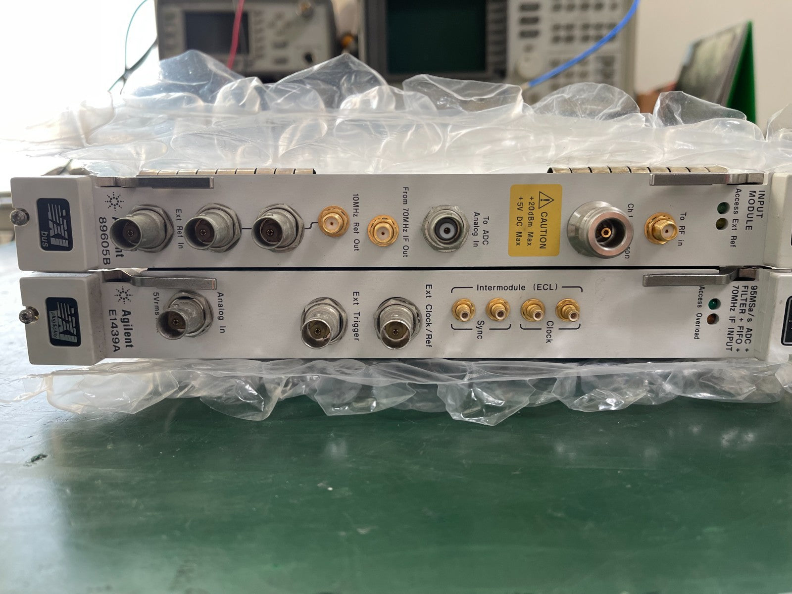 Agilent VXI 89605B_E1439A modules ONE LOT for E8408A VXI Mainframe - XG eqpt
