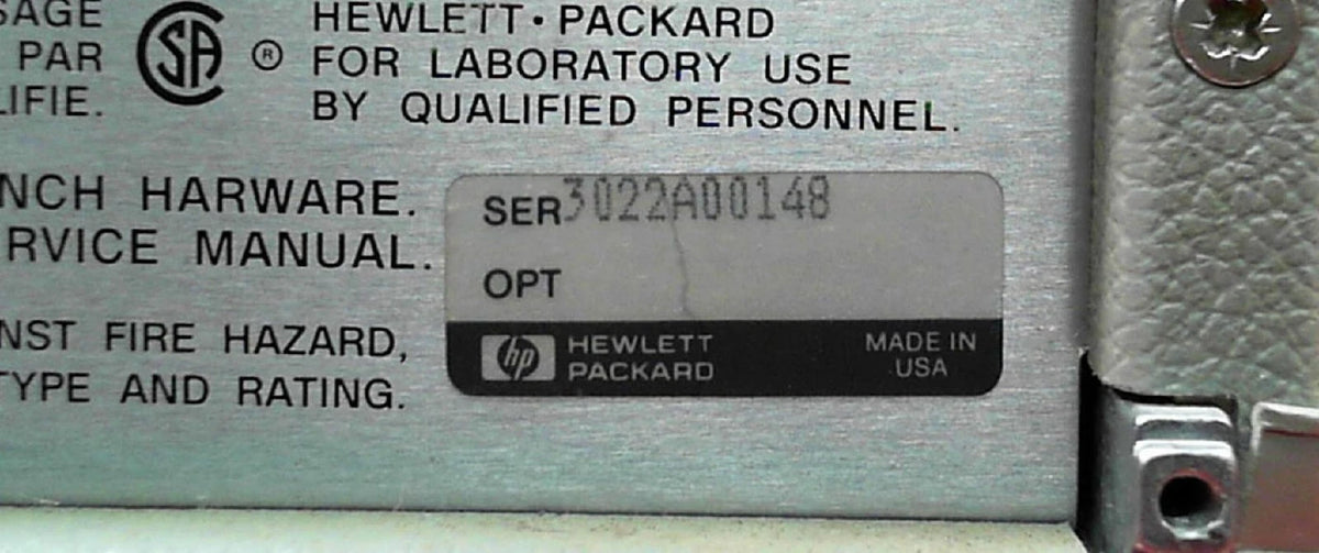 HP Agilent 11982A 3022A00148 Amplified Lightwave Converter
