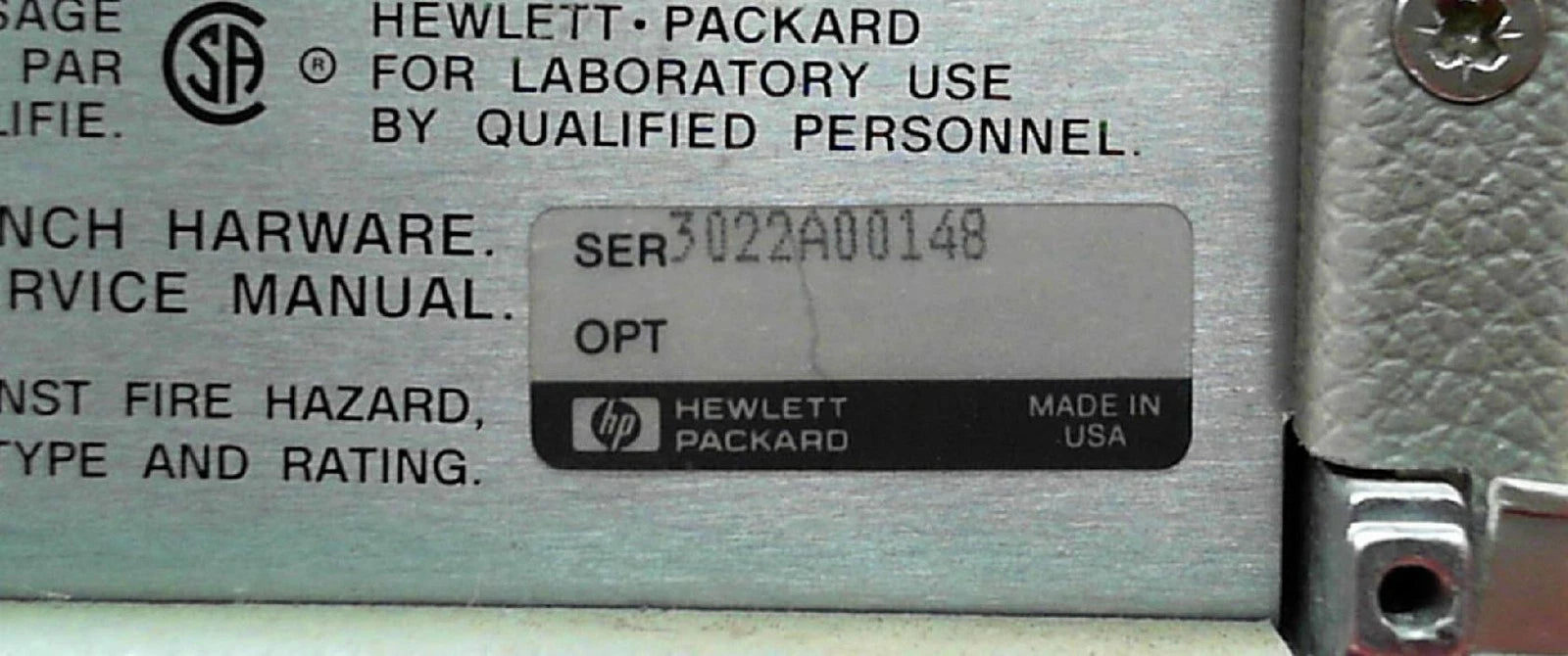 HP Agilent 11982A 3022A00148 Amplified Lightwave Converter