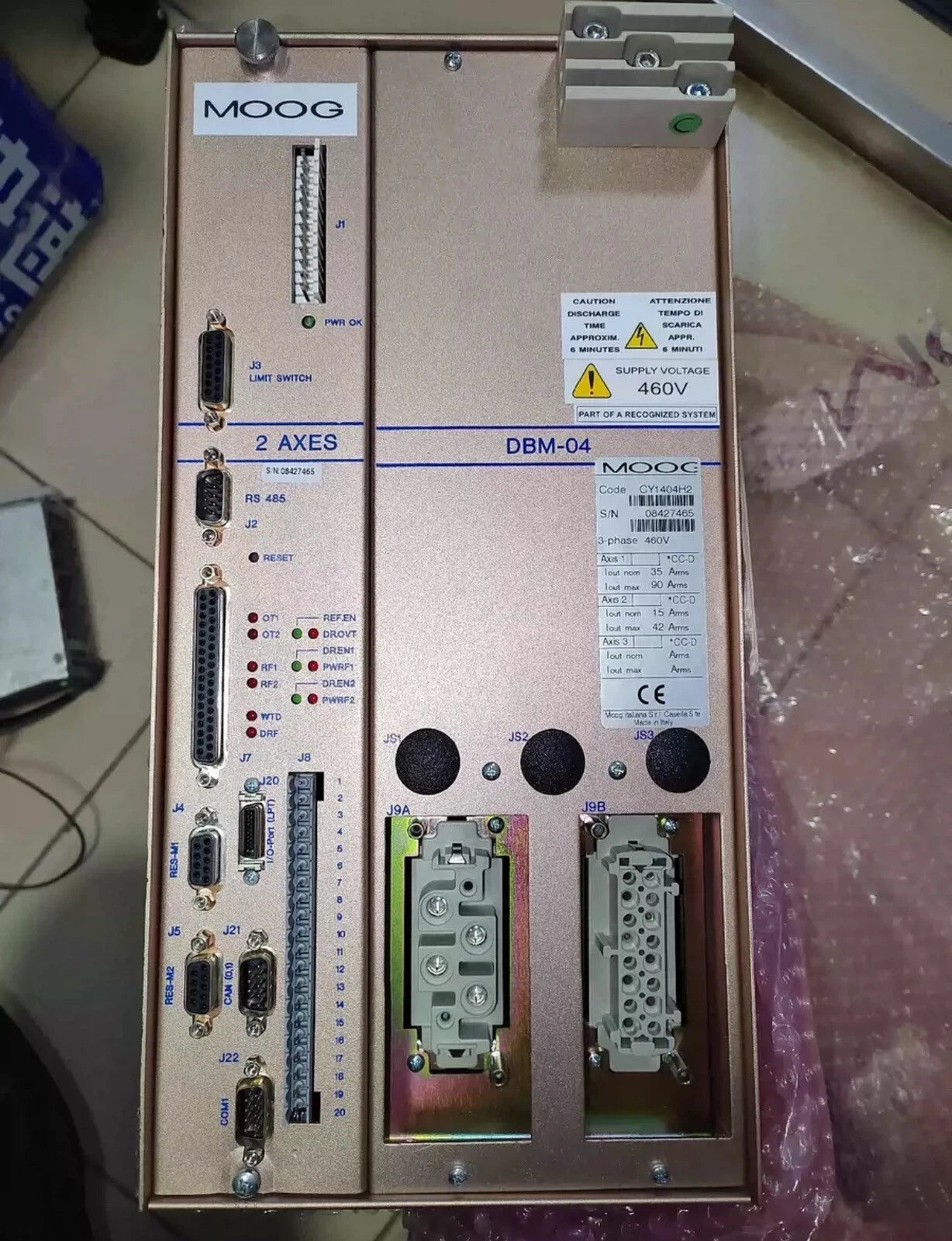 Moog CY1404H2 Programmable Servo Controller for Industrial Automation