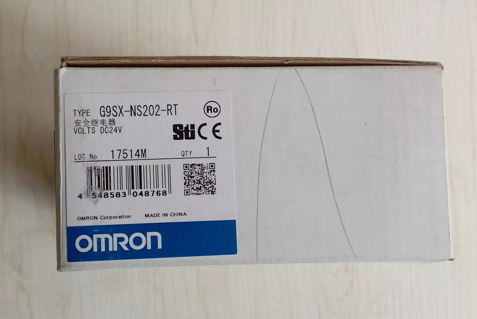 Omron G9SX-NS202-RT Safety Relay Unit - New in Box - Expedited Shipping