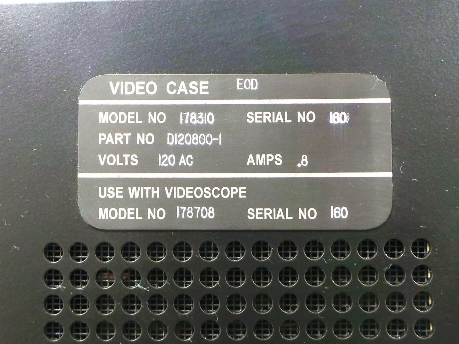 ITI Video Case 178310 V5 Videoscope System