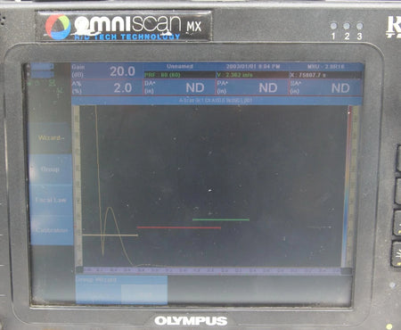 Olympus Omniscan MX Phased Array Ultrasonic Flaw Detector NDT w OMNI-M-PA16128