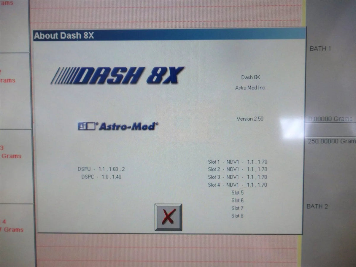 Astro-Med DASH 8Xe Data Acquisition Recorder