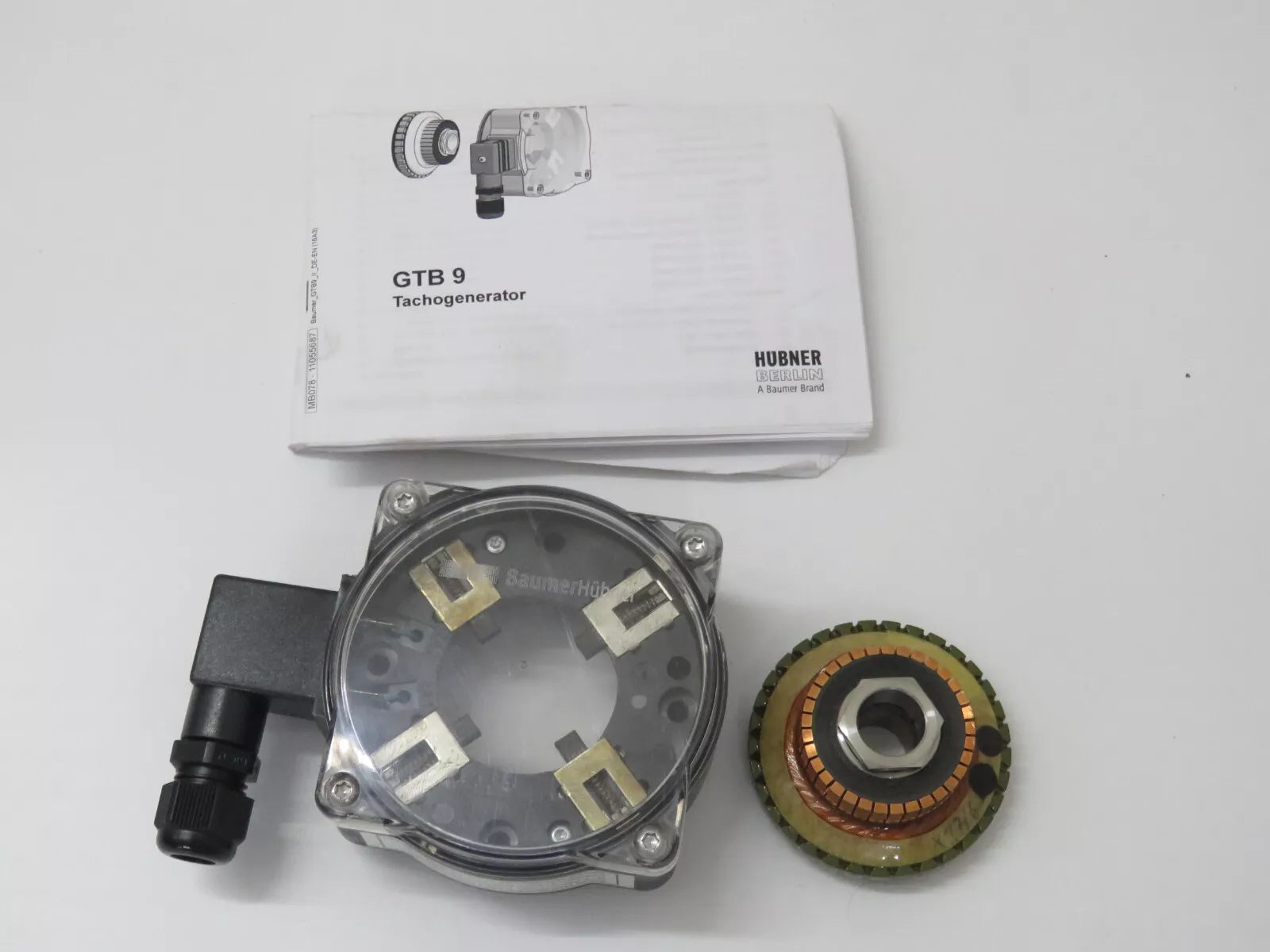 New Baumer GTB 9 Tachogenerator GTB 9.06 L/420 Blind Hollow Shaft