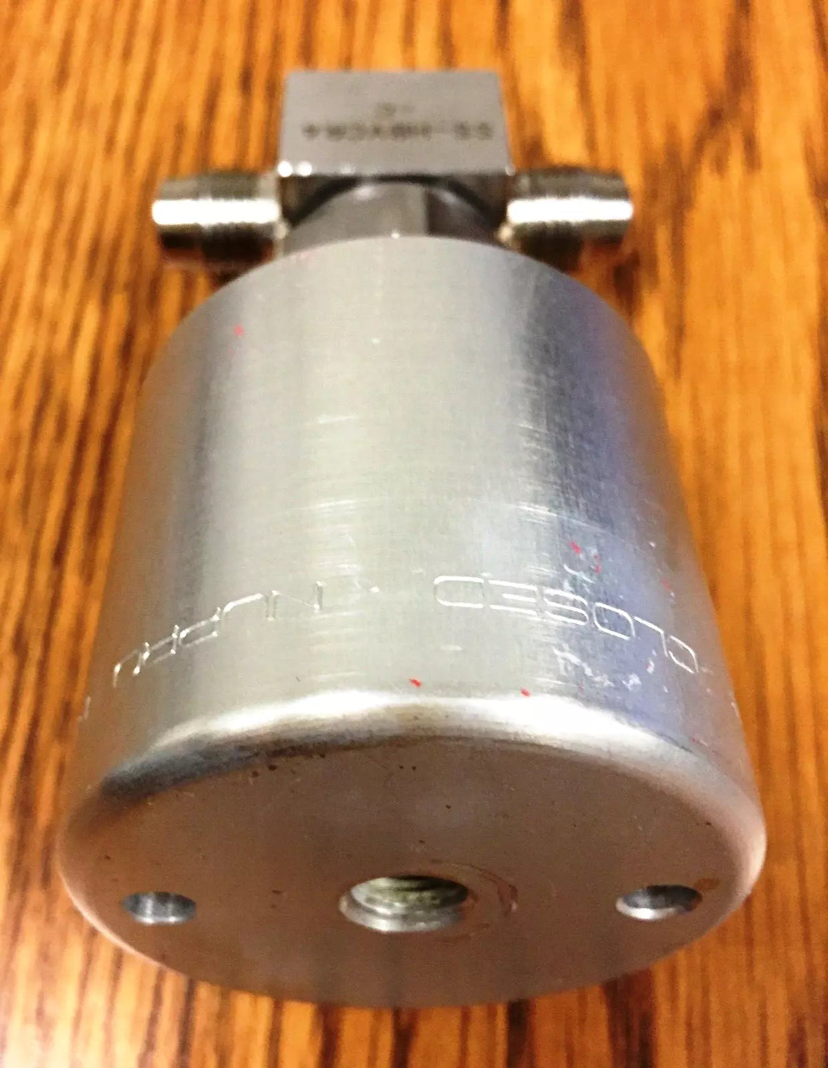 Nupro Swagelok SS-HBVCR4-C High Pressure Bellows Pneumatic Valve