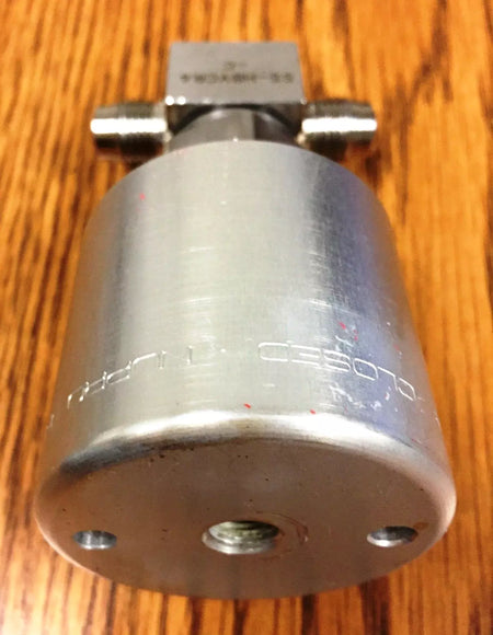 Nupro Swagelok SS-HBVCR4-C High Pressure Bellows Pneumatic Valve