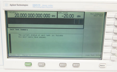 Agilent E8257D PSG 250kHz -20GHz Analog Signal Generator 1E1 1EH 520 UNT UNW UNX