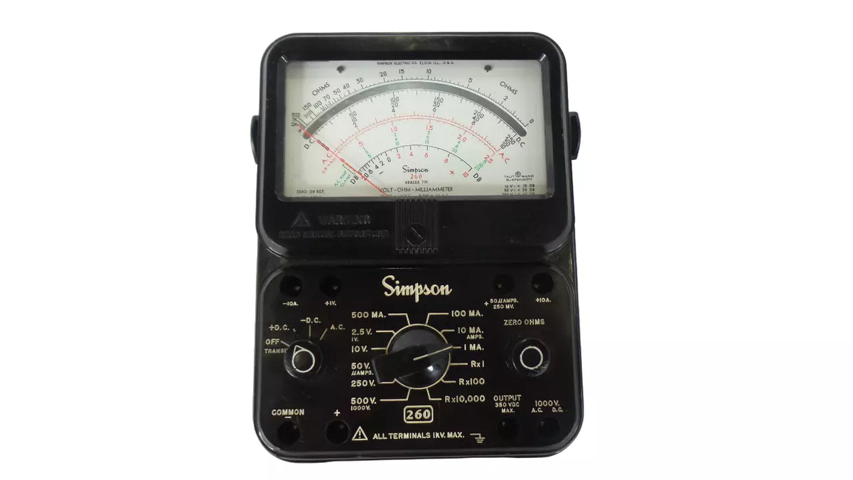 Simpson 260 Series 7M Multimeter - Professional Testing Tool