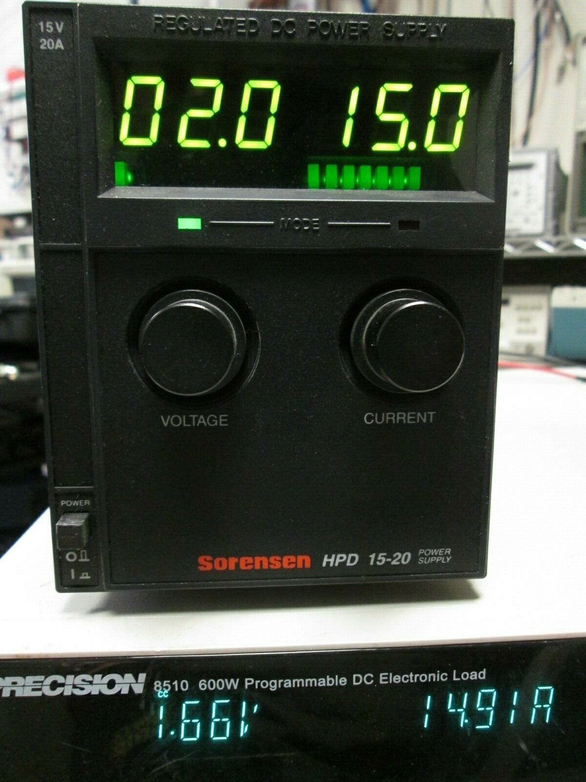 Sorensen HPD 15-20 Lab DC Power Supply by Ametek