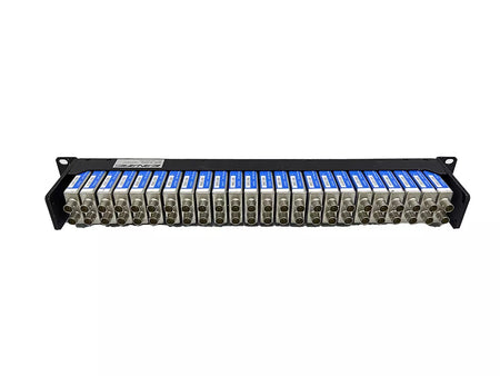 CANARE 24DV 1U 24 Normalized Video Patch Panel 3G HD With DVJB-W Modules