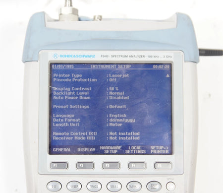 Rohde and Schwarz FSH3 100kHz - 3GHz Spectrum Analyzer