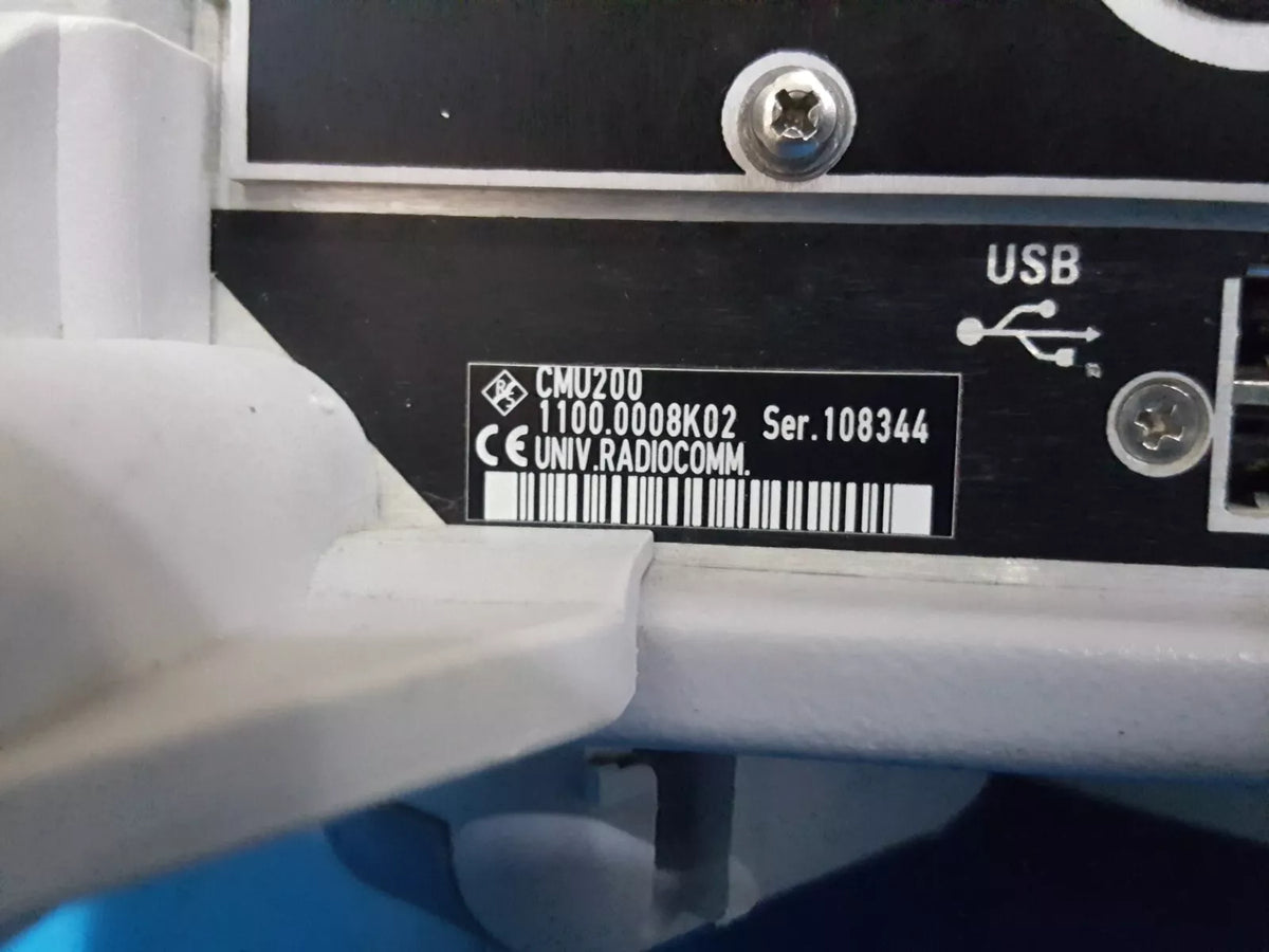 R&S CMU200: Universal Radio Communications Tester, As-is (108344)