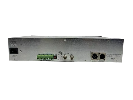 Wohler AMP2-VS One SDI Input on BNC with Reclocked SDI Output on BNC Channels