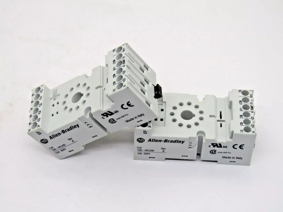 2PCS Allen-Bradley 700-HN205 Relay Socket SER A - NEW OPENBOX