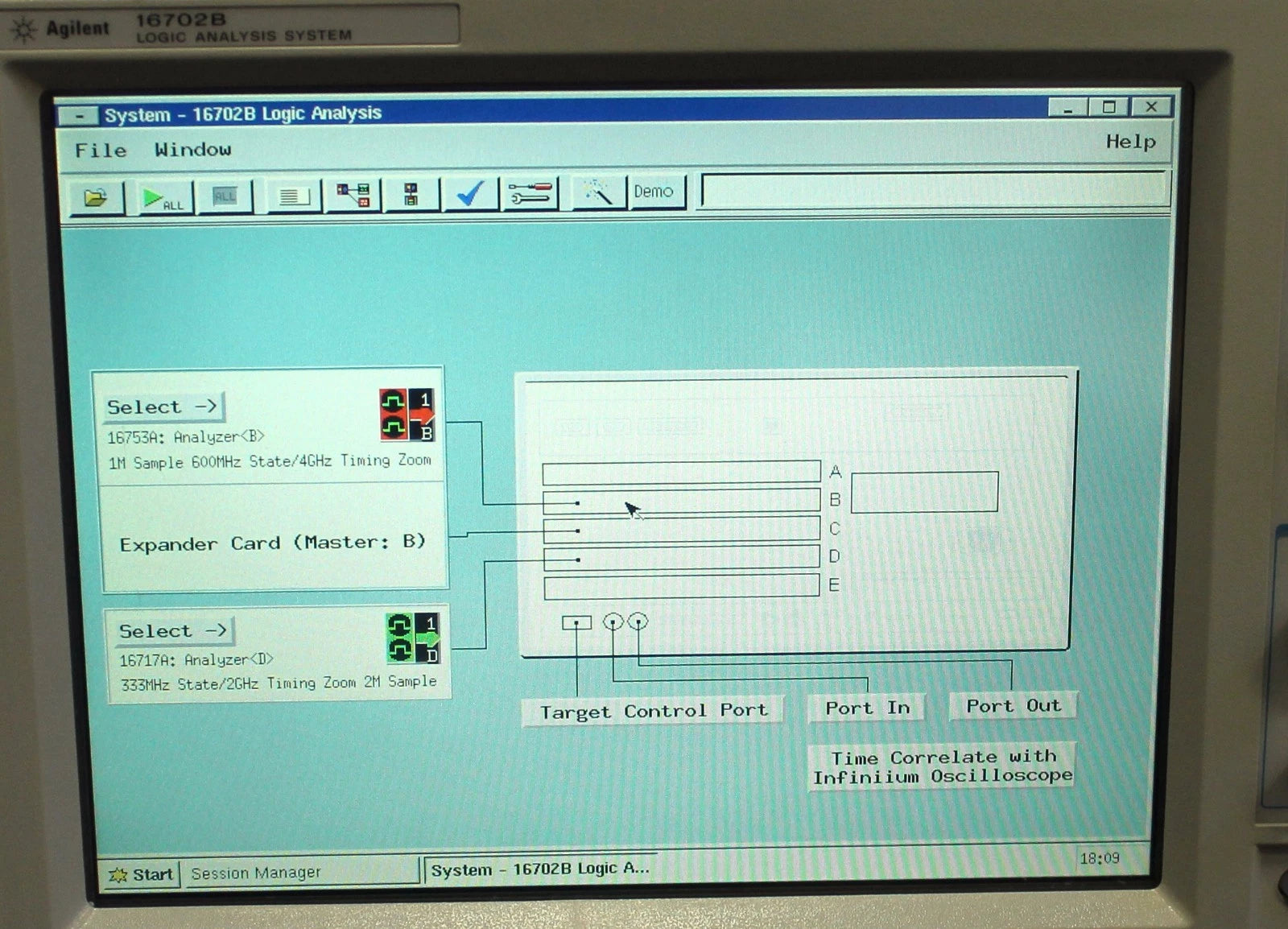 HP / Agilent 16702B Logic Analysis System w/ 16753A, 16717A & Cables
