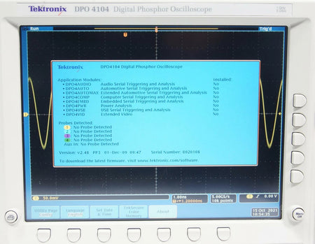Tektronix DPO 4104 1GHz, 4 Channel, 5GS/s Digital Phosphor Oscilloscope
